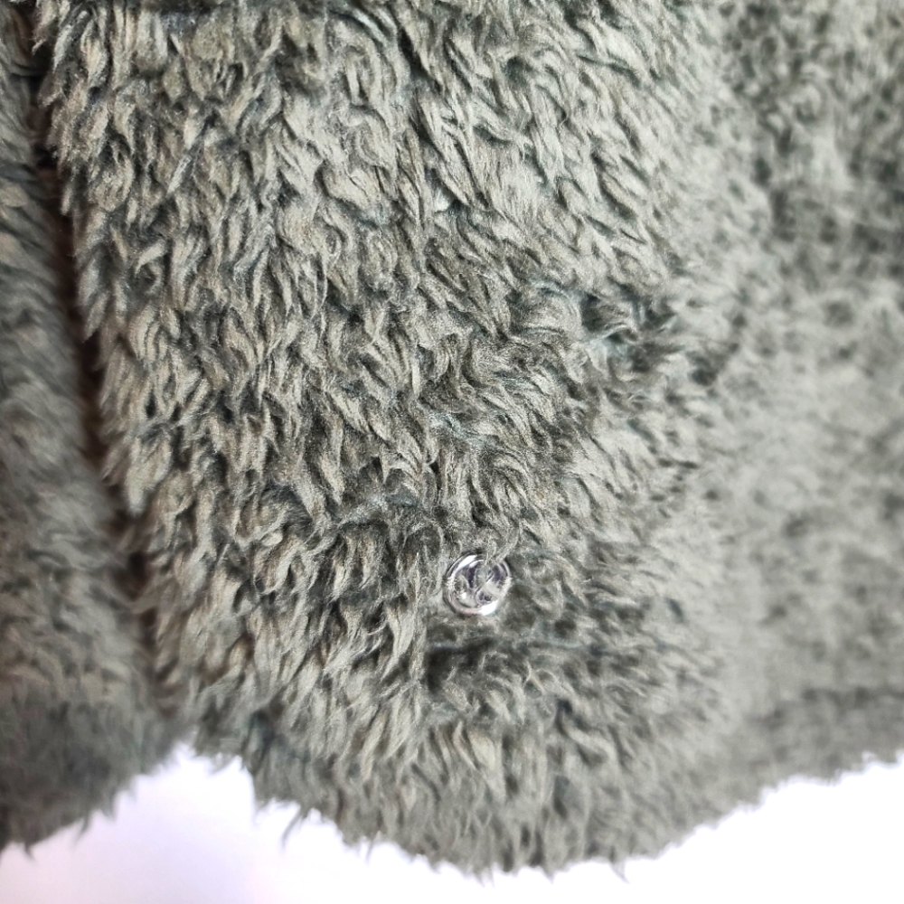 LULULEMON Warm Restore Sherpa Fleece Pullover in Army Green Size M/L - Picture 10 of 12